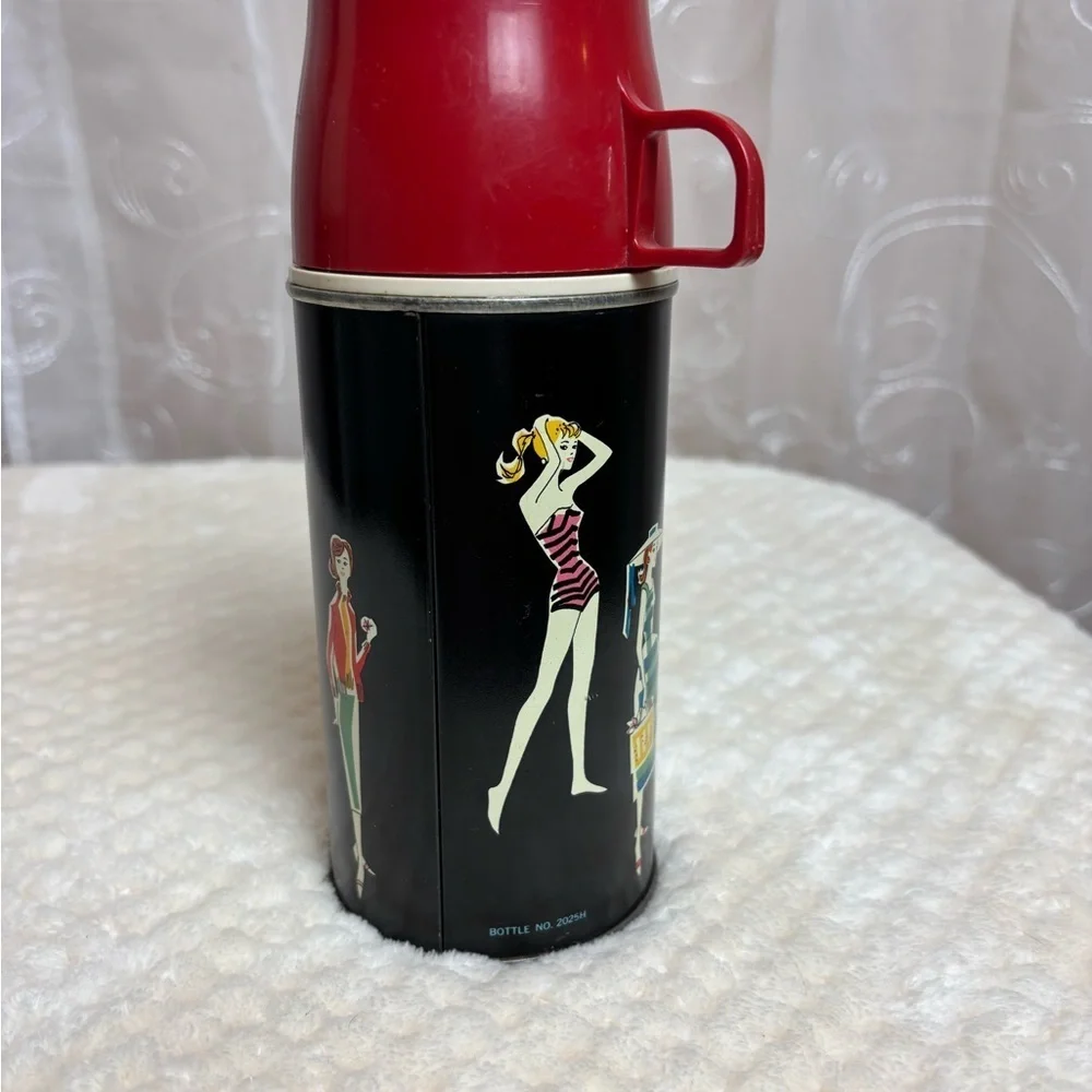 Vintage Barbie Thermos Bottle Mattel Inc, 1962
